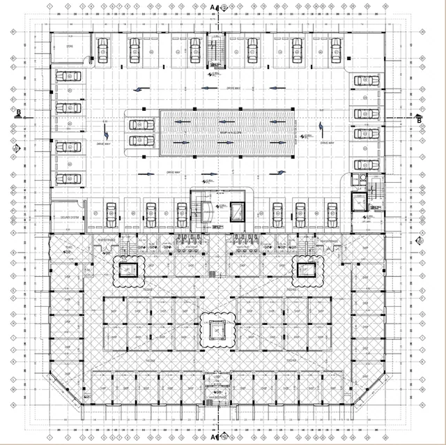 Parking Level — Shrooq Mall